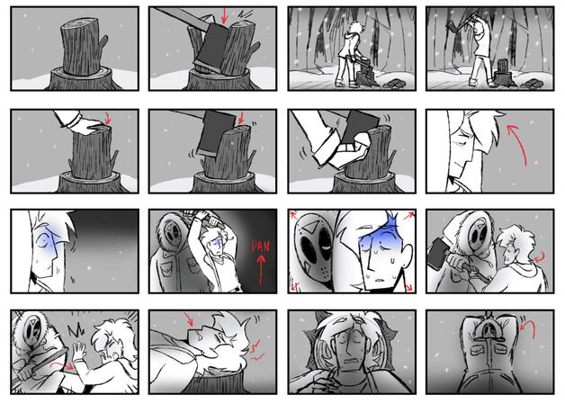Death scene (2025) Winter slasher concept