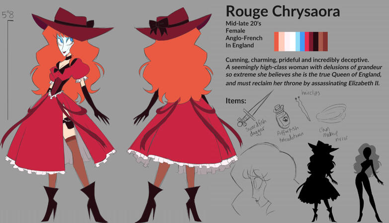 Rouge design (2024) James Bond villain concept