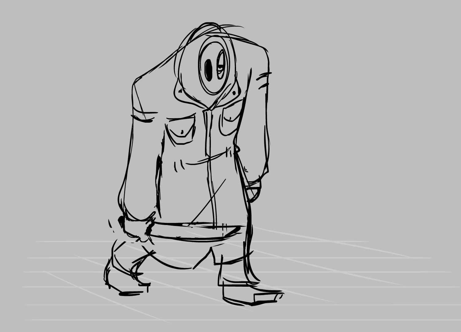 Jason walk test (2025) Winter slasher concept